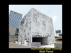 Artistic Aluminum Laser Cutting Wall Panels Cnc Carved Exterior PVDF Coating