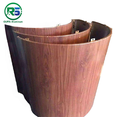 PVDF/PE Coating Aluminium Column Cladding Panel 2.5mm Anodized Metallic Wall Panels
