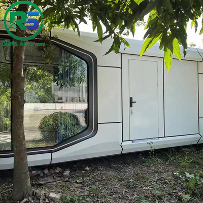 2023 Custom-made Modern Design Aluminum alloy Capsule Tiny House For living Prefab Houses Capsule Cabin Apple Cabin