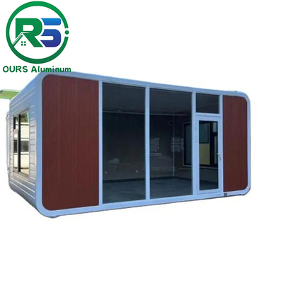 2023 Custom-made Modern Design Aluminum alloy Capsule Tiny House For living Prefab Houses Capsule Cabin Apple Cabin